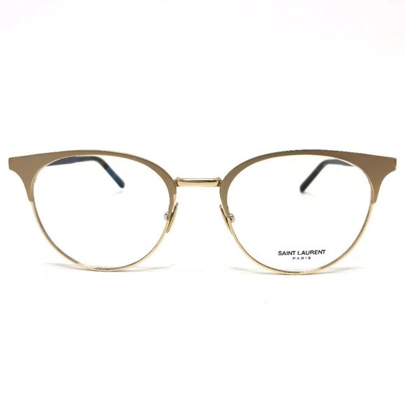 Saint Laurent SL223 Eyewear Date glasses glasses Metal / Plastic Gold/Brown - Picture 1 of 16